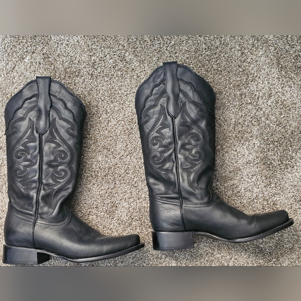 Black Western Cowboy Boots